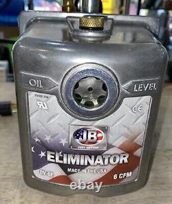 JB industries DV-6E Economy Vacuum Pump 6 CFM Eliminator DV-6E-306 Open Box