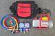 Kozyvacu Auto Ac Repair Complete Tool Kit With 1-stage 3.5 Cfm Vacuum Pump, Mani