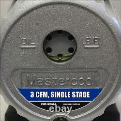 MASTERCOOL 3 CFM Single Stage Vacuum Pump 90062-B