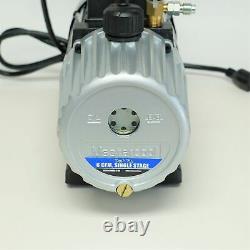 Mastercool 90066-B-SF Spark Free 6 CFM Single Stage Vacuum Pump 80 Microns 1/3HP