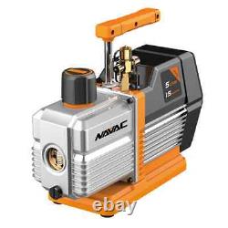 NAVAC NP5DP 5 CFM, 15 Micron 2-Stage, AC Motor, Vacuum Pump, 115V/60Hz