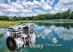 NEW 1/2 HP Rocking Piston Compressor Pond Aerator Pump 1YR Warranty 3.9cfm 72psi