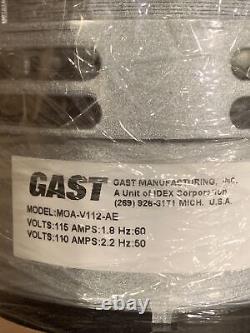 NEW IN BOX Gast Diaphragm Vacuum Pump 50 PSI MOA-V112-AE 115V NEW IN BOX