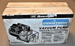 NEW Robinair 6 CFM Two-Stage Vacuum Pump 15600 CoolTech 115V A/C R 7.1 Amp