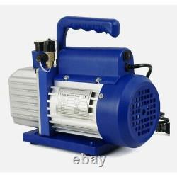 New 3.5 CFM Rotary Vane Air Vacuum Pump for HVAC/AC Refrigerant Recharging