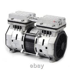 New 370W 8 Bar Oilless Piston Compressor Pump Double Cylinder High Pressure