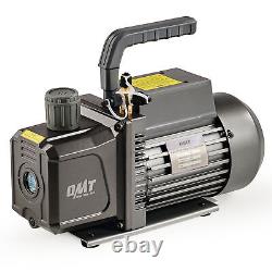 OMT 9CFM 3/4 HP Vacuum Pump HVAC Field Tool 2 Stage Rotary Vane Fast Deep Vacuum