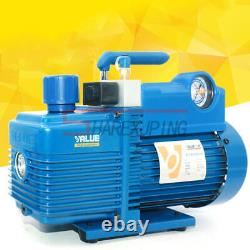 ONE 2Pa Air Vacuum Pump Rotary Vane 1L/s 2.1CFM 1 Stage 1/4HP V-i120SV NEW