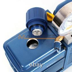 ONE V-i120SV 2Pa Air Vacuum Pump Rotary Vane 1L/s 2.1CFM 1 Stage 1/4HP
