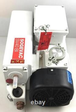 Oerlikon Sogevac SV40 BIFC Rotary Vacuum Pump (22.7 / 27.7 cfm)