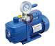 One Stage Vacuum Pump Rotary Vane With Gauge 4.3cfm 1/3hp Air Refrigeration 2pa