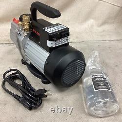 PRO-SET VP4D Vacuum Pump 4cfm 1/2hp 10µm 22lb Wt