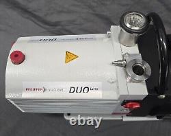 Pfeiffer 5.3CFM Model DUO 11 P/N PK D59 521 C Vacuum Pump 220v