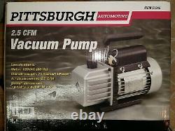 Pittsburgh Automotive 2.5 CFM AC Refrigeration Vacuum Pump 61245 BRAND NEW