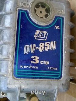 Platinum Refrig Evacuation Pump, 3.0 cfm, 6 ft. JB INDUSTRIES DV-85N