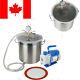 Pro 5 Gallon Vacuum Chamber&3 Cfm Single Stage Pump To Degassing Silicone Set Ce