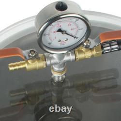 Pro 5 Gallon Vacuum Chamber&3 CFM Single Stage Pump to Degassing Silicone Set CE