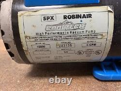 Robinair 15600 SPX Cooltech 6 CFM Vacuum Pump 1/2 HP Used