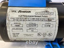 Robinair 15600 SPX Cooltech Performance Vacuum Pump 6 CFM 1/2 HP