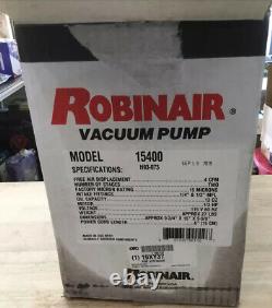 Robinair Cooltech 4CFM 1/3hp HVAC Vacuum Pump SPX 15400 GREAT CONDITION