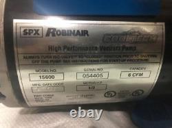 Robinair Spx Cooltech 15600 0.5hp 6 Cfm High Performance Vacuum Pump
