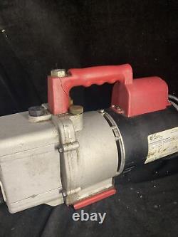 Robinair Vacumaster High Performance 6 CFM Vacuum Pump 15600 with GE Motors Works