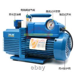 Rotary Vane Vacuum Pump 2 Stage 4.24CFM 1/2HP For Air Conditioning Refrigerator