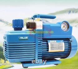 Rotary Vane Vacuum Pump 2 Stage 4.24CFM 1/2HP For Air Conditioning Refrigerator