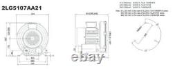 SOP Industrial 2 HP 2LG5107AA21 Regenerative Blower, Vacuum Pump 115V, 150 CFM