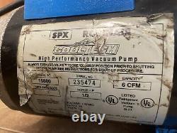 SPX Robinair 15600 CoolTech Vacuum Pump 2-Stage 6 CFM