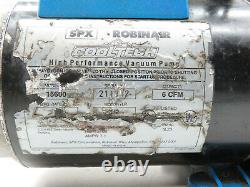 SPX Robinair 15600 Cooltech High Performance Vacuum Pump 6CFM 1/2HP 115VAC 7.1A