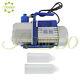 Single-stage Rotary Vane Hvac Air Vacuum Pump With Oil Bottle 110v 9.6 Cfm 1 Hp