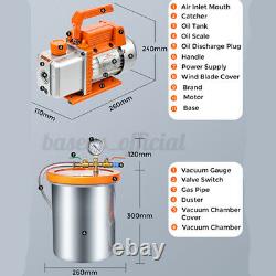 Topshak TS-VP1 Vacuum Pump With 3 Gallon Vacuum Chamber + 1/4 HP Pump Air Tool Kit