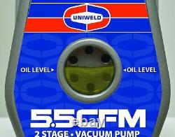Uniweld U5VP2 5.5 CFM Two Stage Vacuum Pump