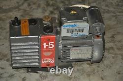 Used Good Working Edwards High Vacuum Pump E2M1.5 1.5 Two Stage 120V 110V