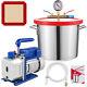 Vevor 2 Gallon Vacuum Chamber And 3 Cfm Single Stage Pump To Degassing Silicone