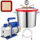 Vevor 2 Gallon Vacuum Chamber And 5 Cfm Pump Kit For Degassing Silicone Epoxy