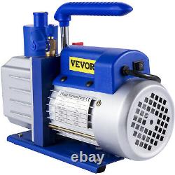 VEVOR 4.8CFM 1/3HP Rotary Vacuum Pump Rain Fire R410A R134A R22