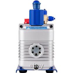VEVOR AC Vacuum Pump Manifold Gauge Set 4.8 CFM 5PA HVAC Vacuum Pump With Box