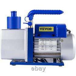 VEVOR Refrigerant Vacuum Pump 6CFM 2 Stage 1720rpm Pumping Air Conditioning