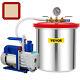 Vevor Vacuum Chamber With Pump Vacuum Chamber Kit 5 Gal 5cfm 1/3hp Single Stage