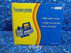 VIVOHOME 1/4HP 3.5CFM Air Vacuum Pump & Manifold Gauge Set Sealed