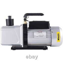 Vacuum Pump 12cfm 1 HP Single Stage Air Conditioning Vacuum Express Shipping