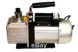Vacuum Pump 4 CFM R12 R22 R134a 2 Stage A/C Car #4025