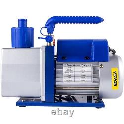 Vacuum Pump 7 Cfm 1/2 HP Single Stage Air Conditioning Vacuum Express Shipping
