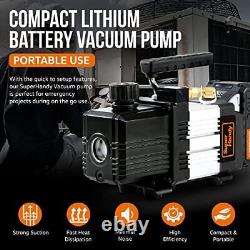 Vacuum Pump Cordless 20V for HVAC & Auto A/C Brushless Motor 3CFM 10Pa Ultim