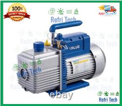 Vacuum Pump Single Stage 1/4HP 2.0 CFM 230V 50-60HZ 1/4HP- VE115N + 1x Pump oil