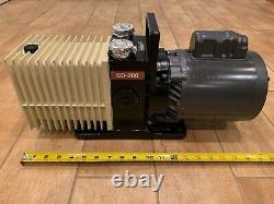 Varian Vacuum Pump SD-200 High Roughing Chamber Fore Backing 32mTorr SD200