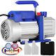 Vevor 4 Cfm 1/4hp Air Vacuum Pump Hvac + R134a Kit Ac A/c Manifold Gauge Great
