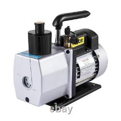 Vevor Vacuum Pump 5CFM 1/2 HP Two Stage Air Conditioning 120V 0.3PA HVAC 2 Stage